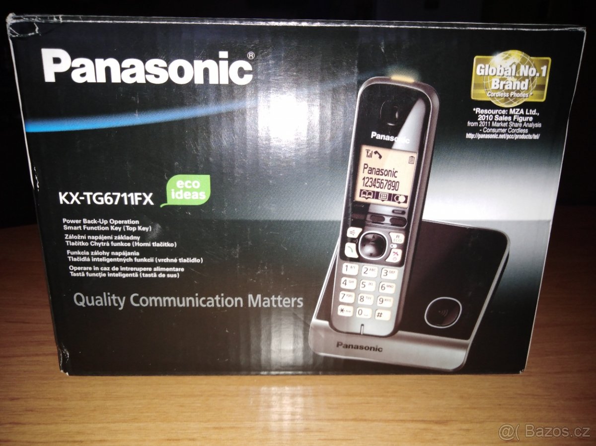 Telefon (2ks)pro pevnou linku bezdrátový DUOSET Panasonic