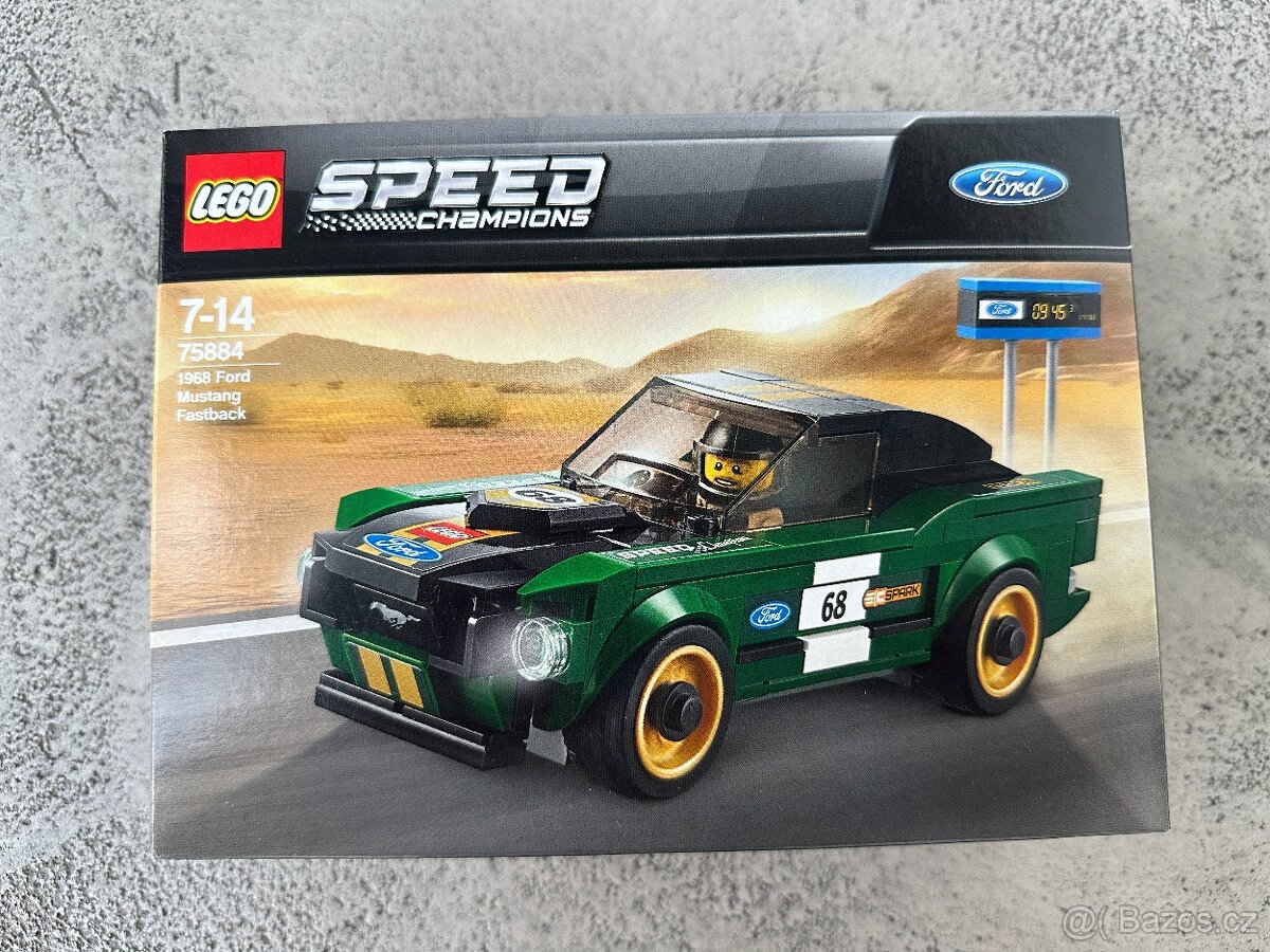 LEGO Speed Champions 75884 - 1968 Ford Mustang Fastback