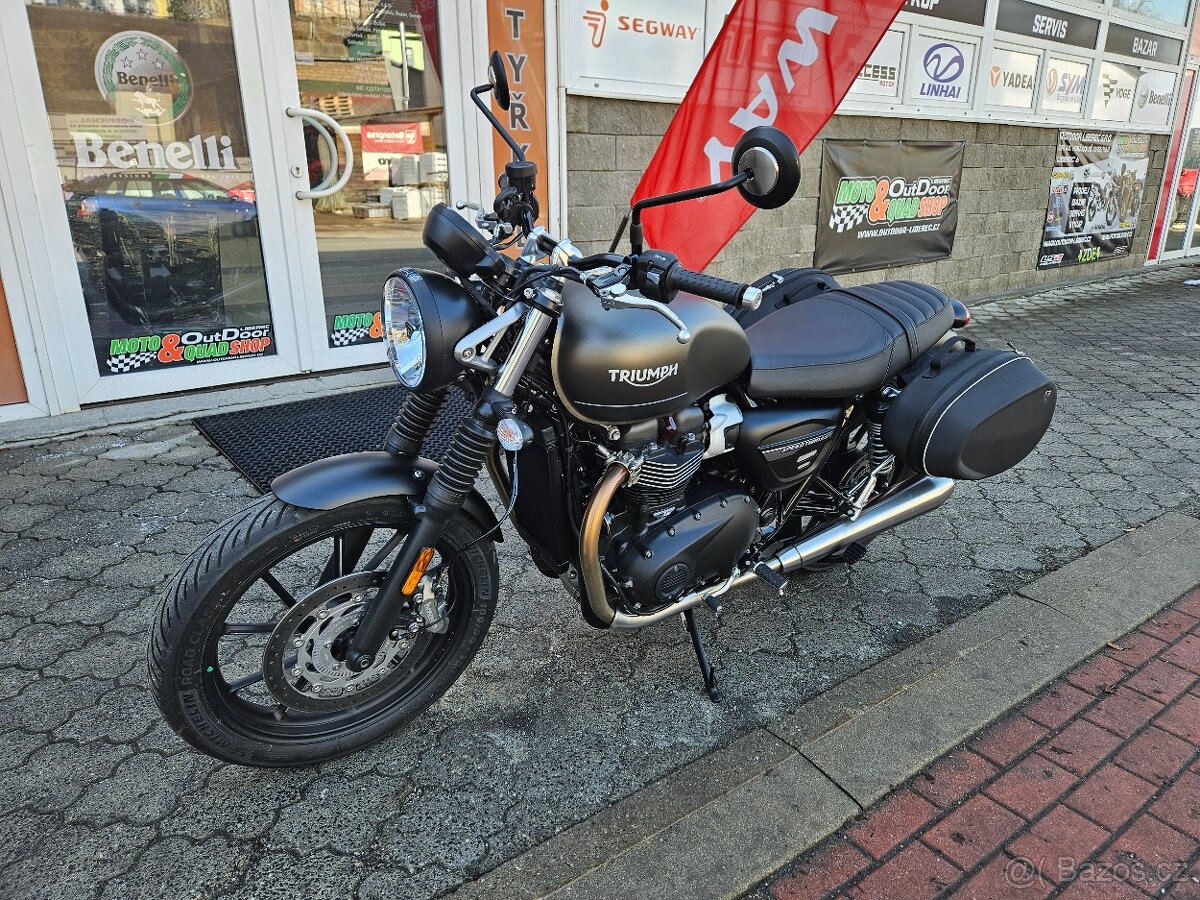 Triumph Speed Twin 900, ČR, 1. majitel, 2x kufr, 1.674 km