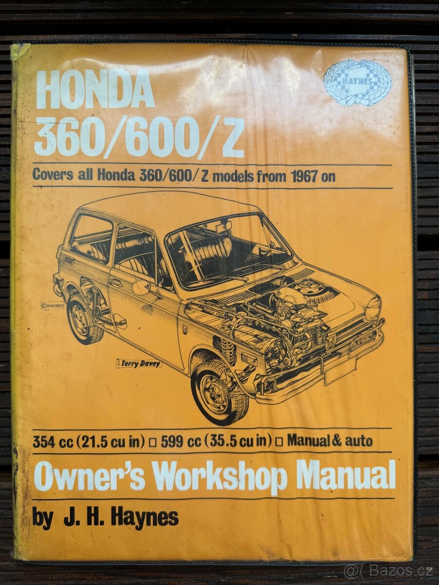 HONDA 360 600 Z originální montážní manual