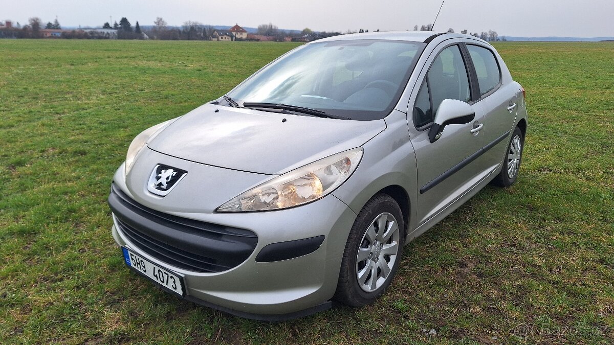 Peugeot 207, 1,6HDi, klima, tempomat, tažné