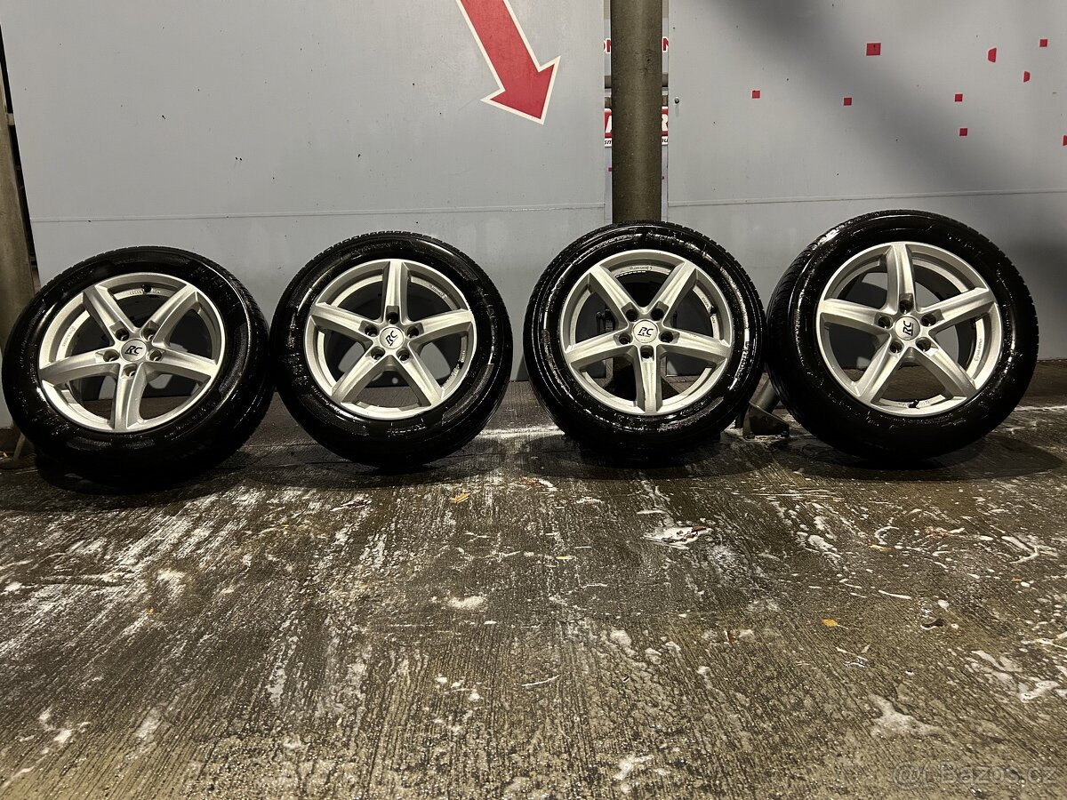 ALU kola 5x112 + letní pneu 205/55 R16