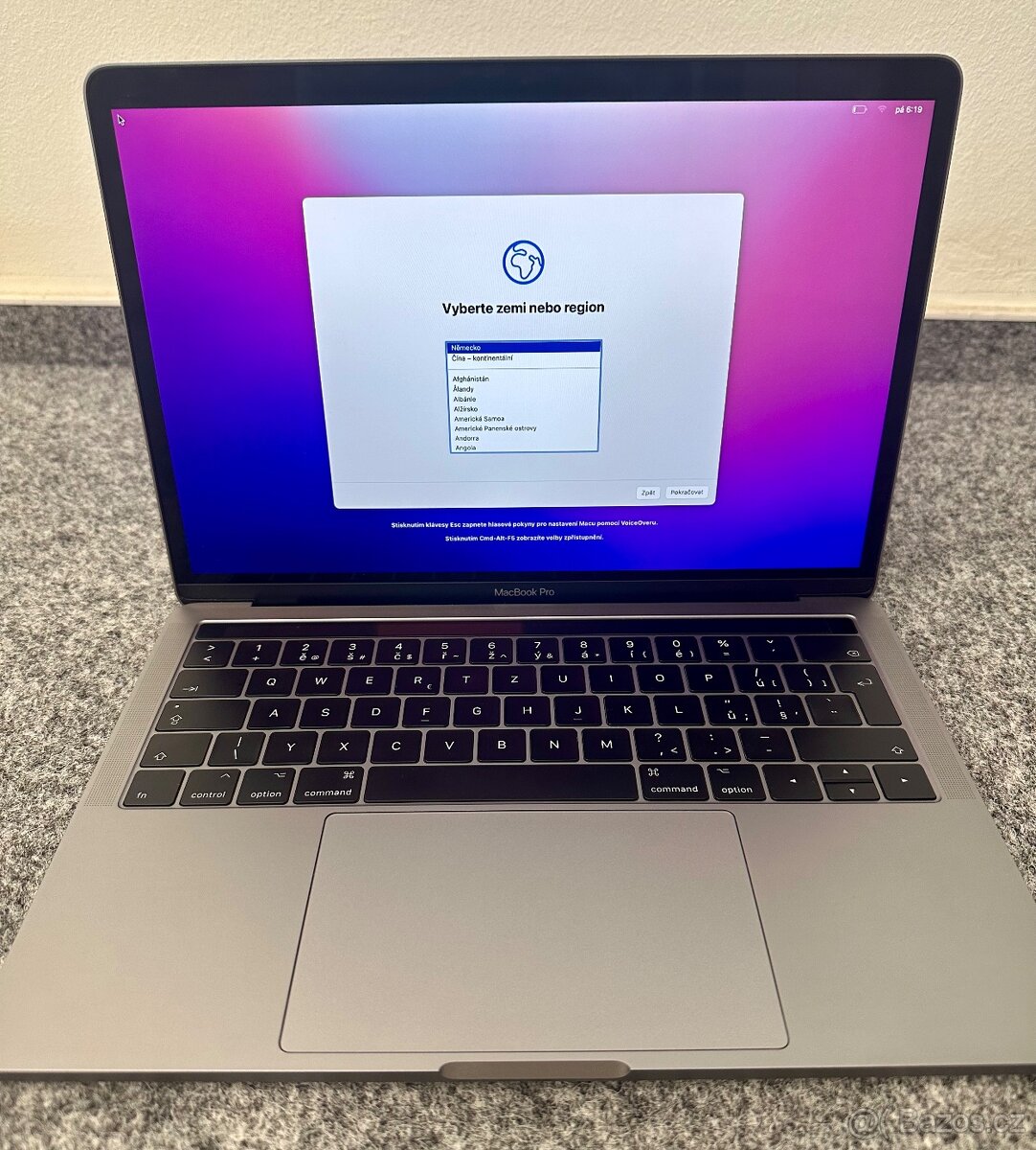 MacBook PRO 13,3¨ Silver, i7, rok 2016