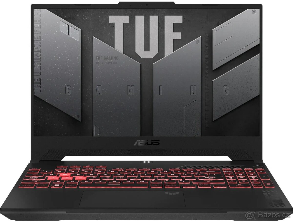 ASUS TUF Gaming A15 QHD 165Hz R9 16G 1T RTX 4070 šedý