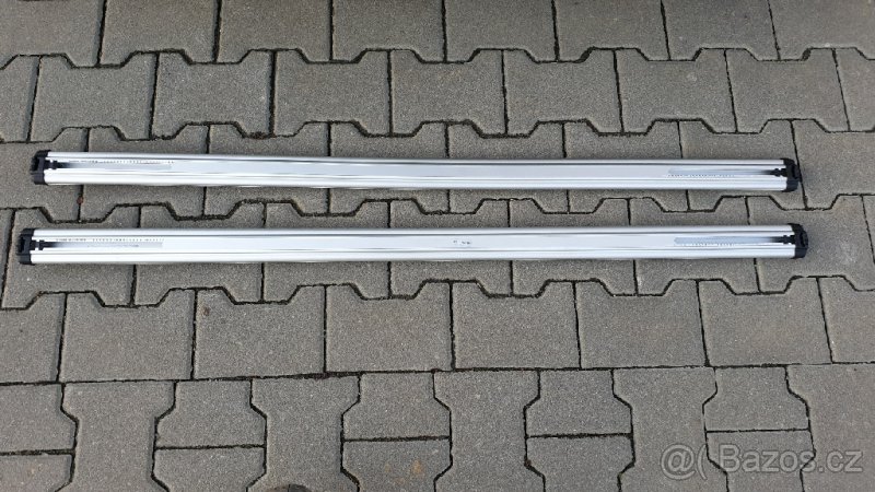 Hliníkové příčníky Thule 108cm + patky Thule 753