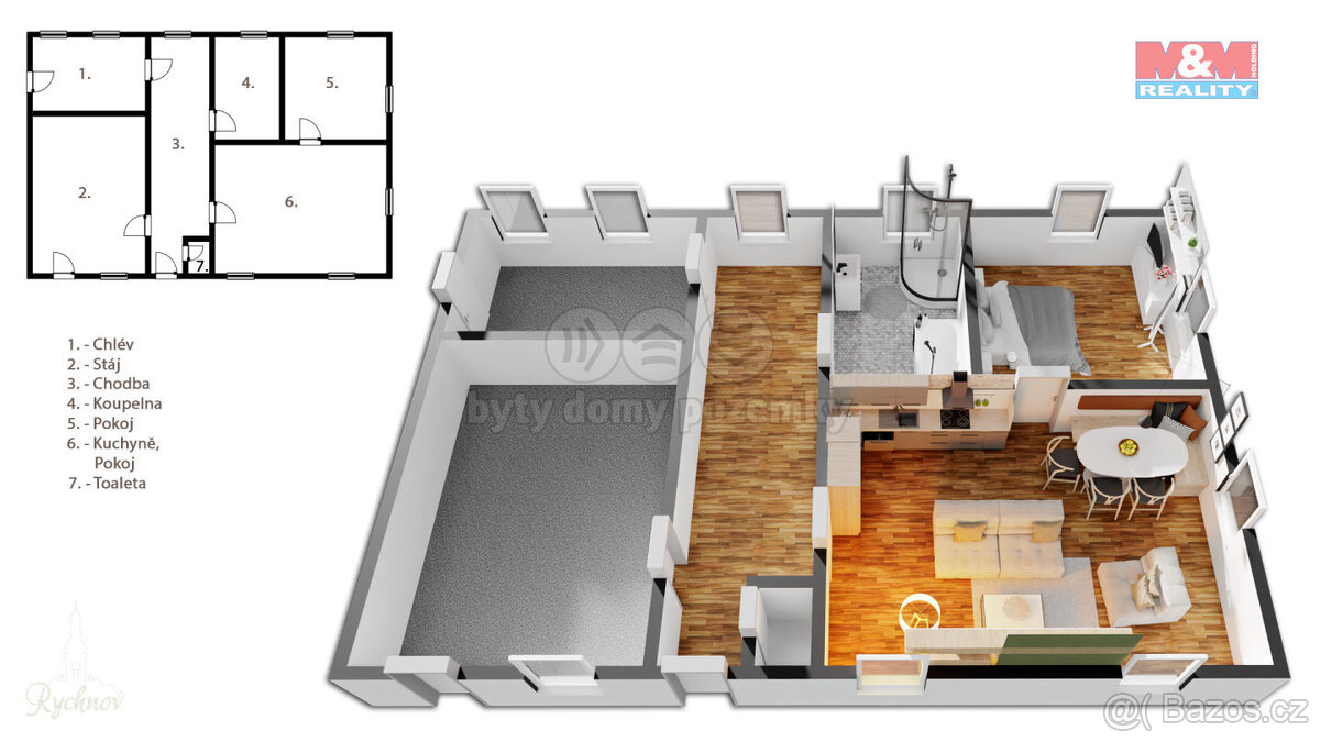 Prodej dům a pozemek 3948 m², Liberk - Hláska