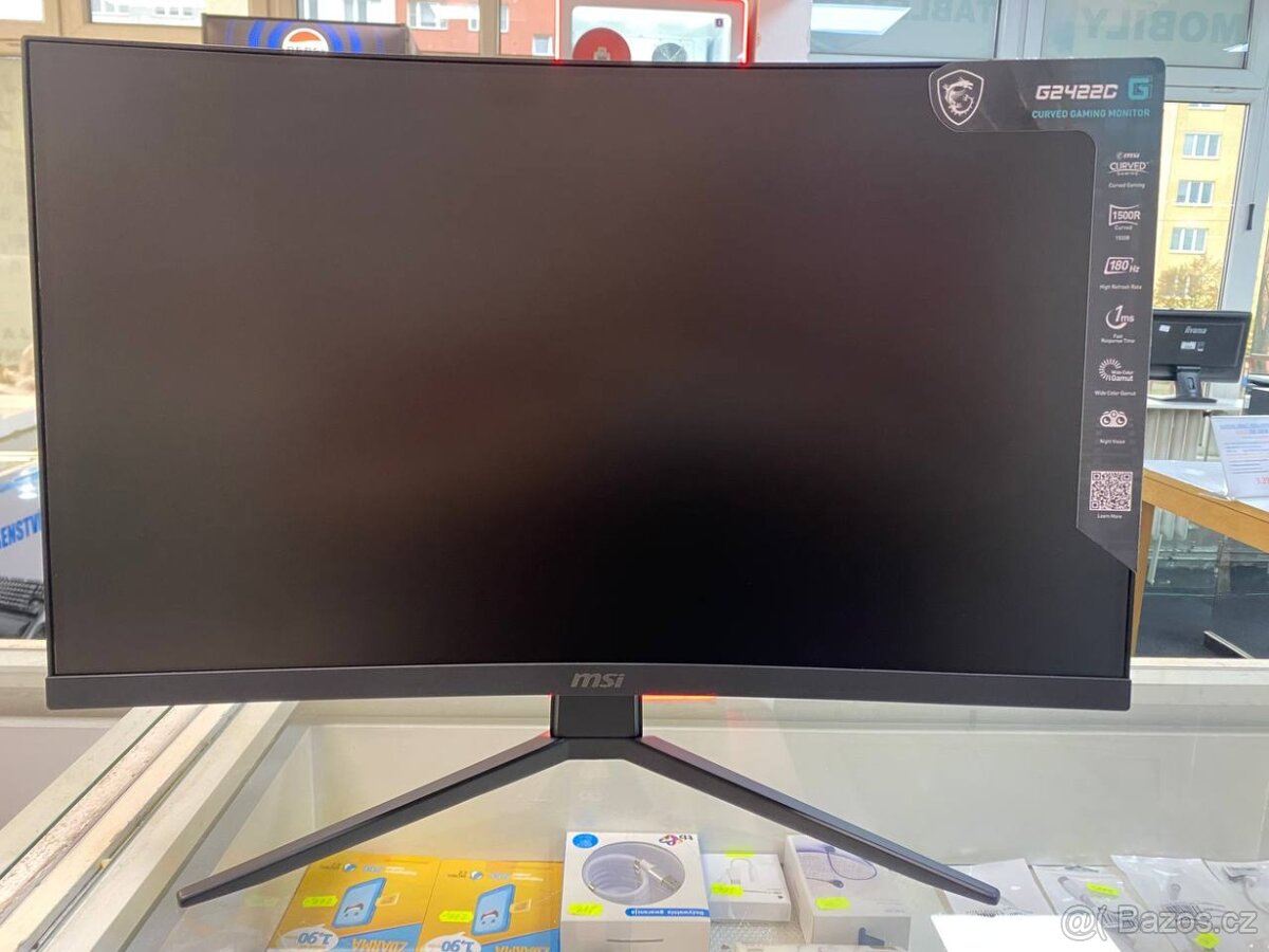 HERNÍ MONITOR MSI G2422C 23,6" 180Hz HDMI, DISPLAYPORT