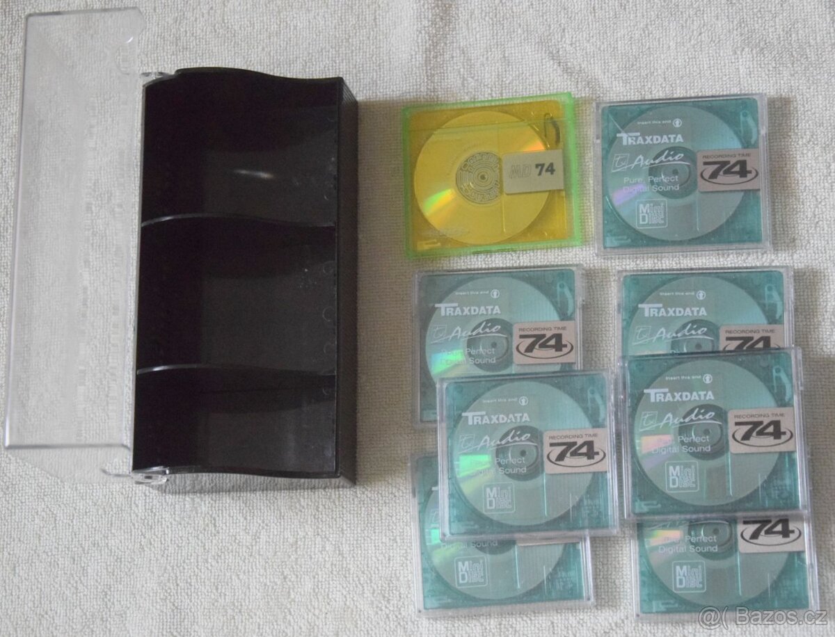 Minidisc MD minidisk box SONY na 20 MD + 6x MD medium BASF