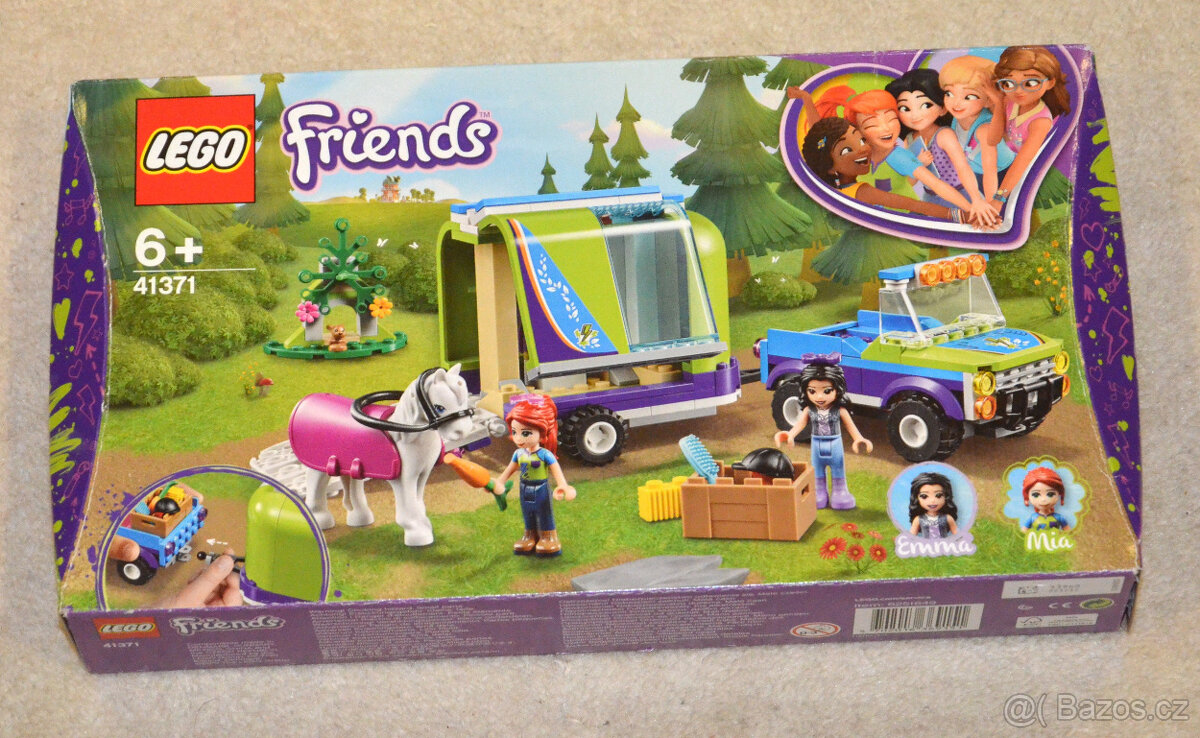 Lego Friends 41371 Mia a přívěs pro koně