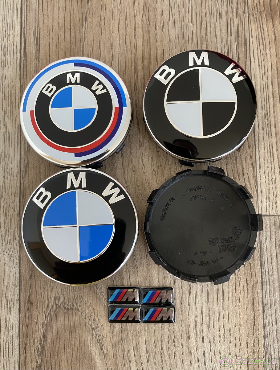 BMW středy alu kol, průměr 56mm 4ks Nový typ pro řady F a G