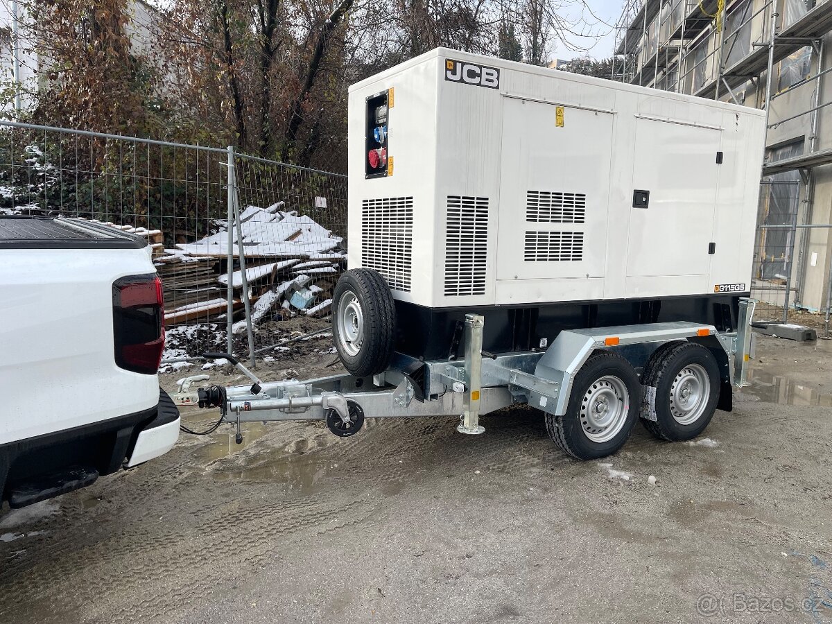 Elektrocentrála JCB 115 kVA  - půjčovna