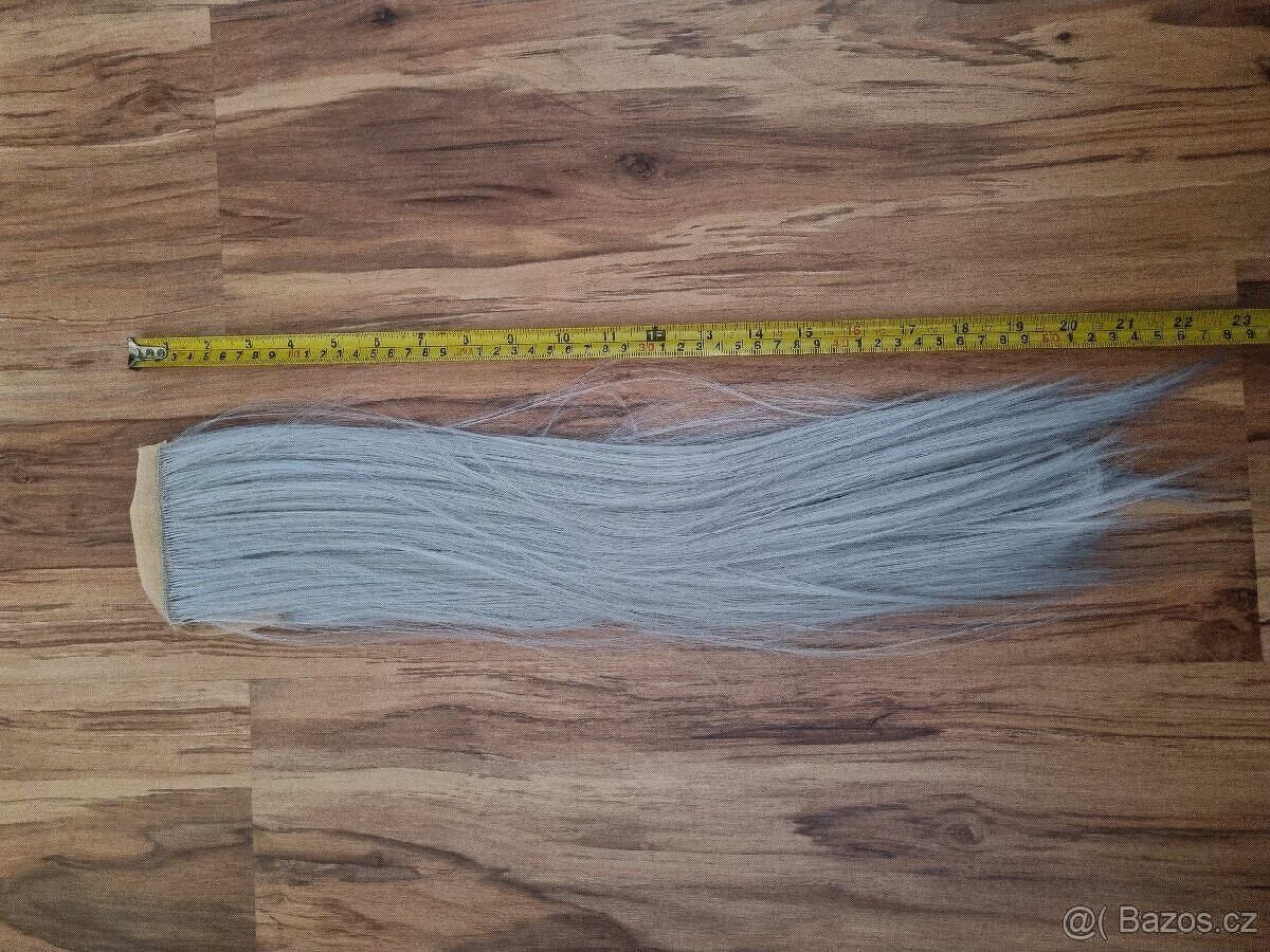 Nový příčes culík platinová blond 57cm