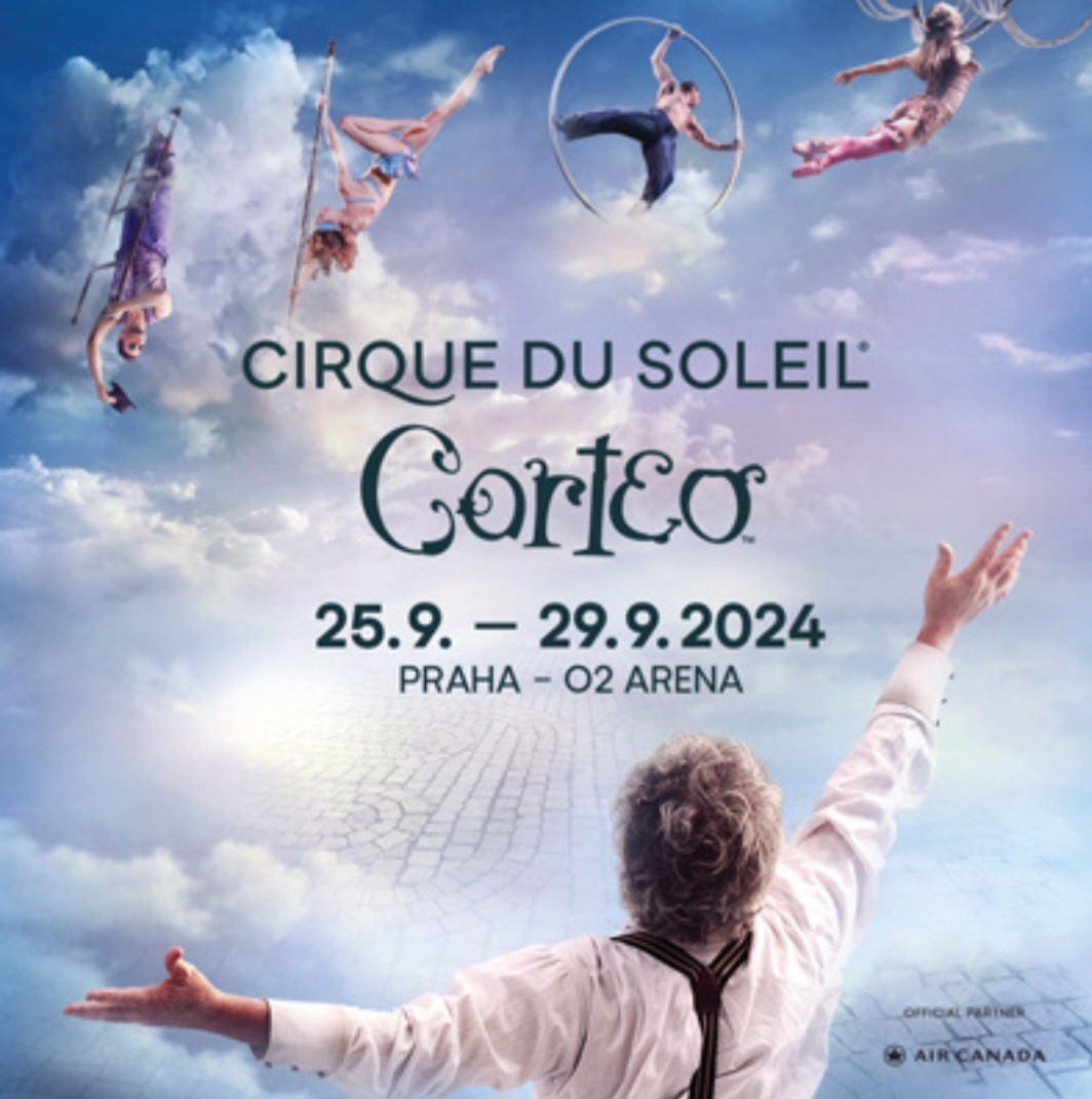 3 vstupenky Cirque du Soleil-Corteo, 28.9.2024 v 16 hod.