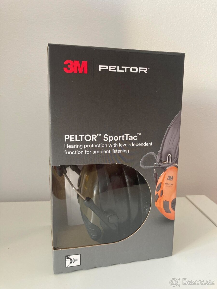 Střelecká sluchátka el. 3M Peltor Sport Tac MT16H210F-478-GN