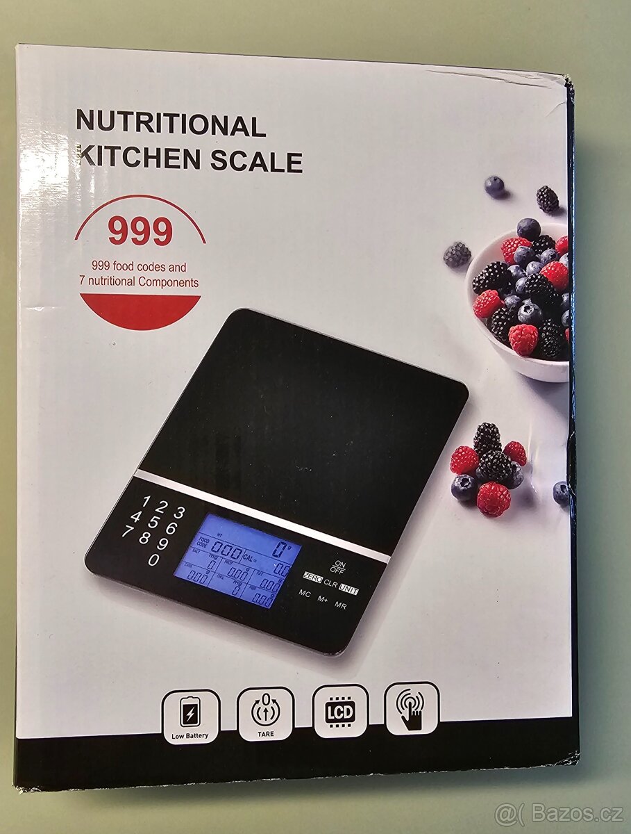 OEM NK695 Nutriční kuchyňská váha do 5kg / 1g