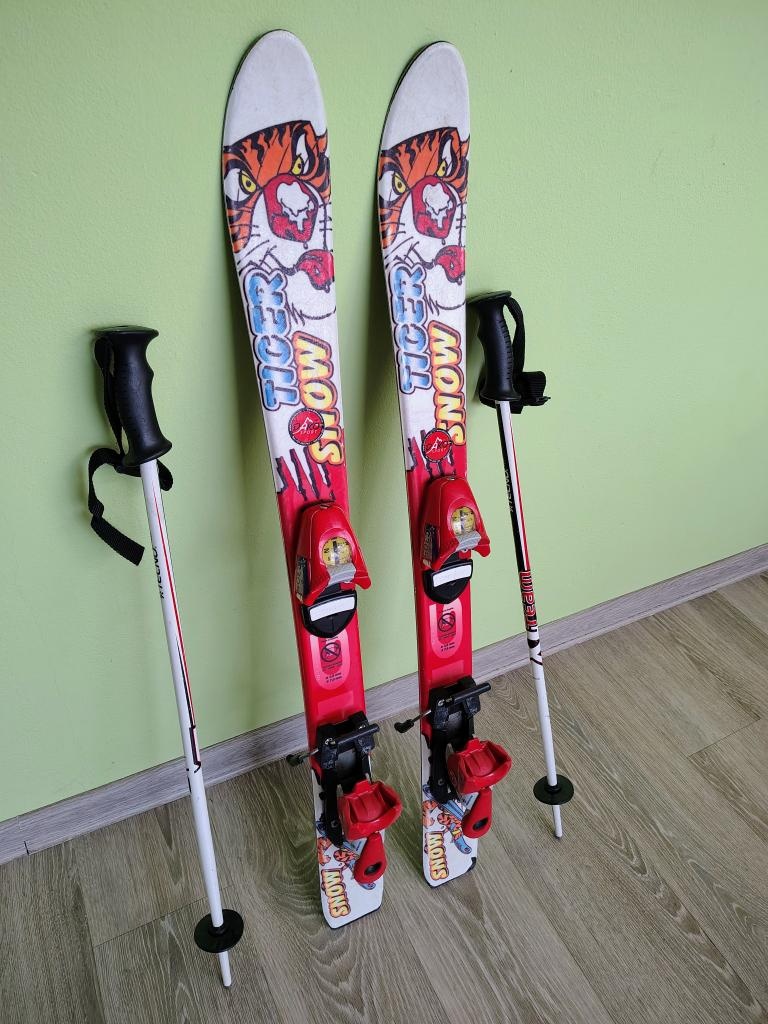 Dětské lyže Tiger Snow 90cm včetně hůlek