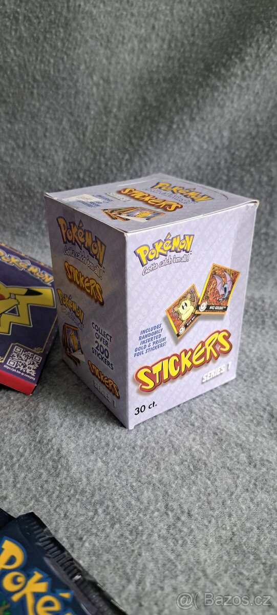 Pokémon Stickers 1999 - box