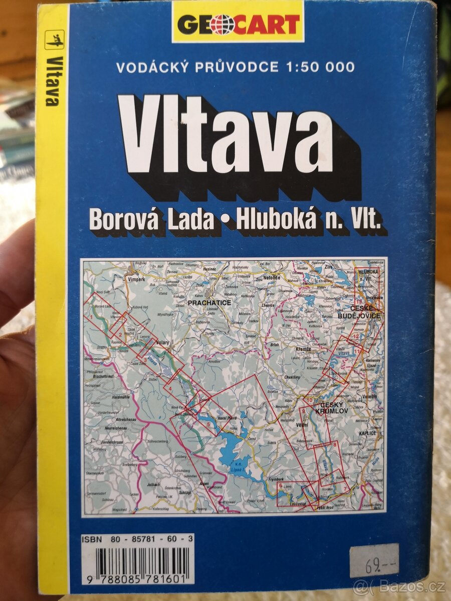 Vodácký průvodce - Vltava - SHOCart 1996