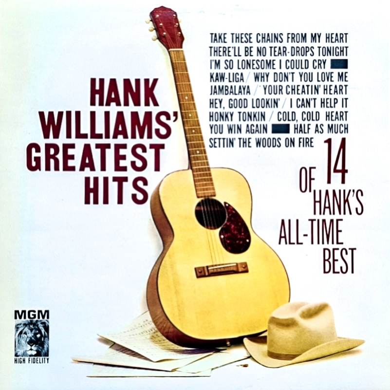 Hank Williams – Hank Williams' Greatest Hits 1989 LP, VG+