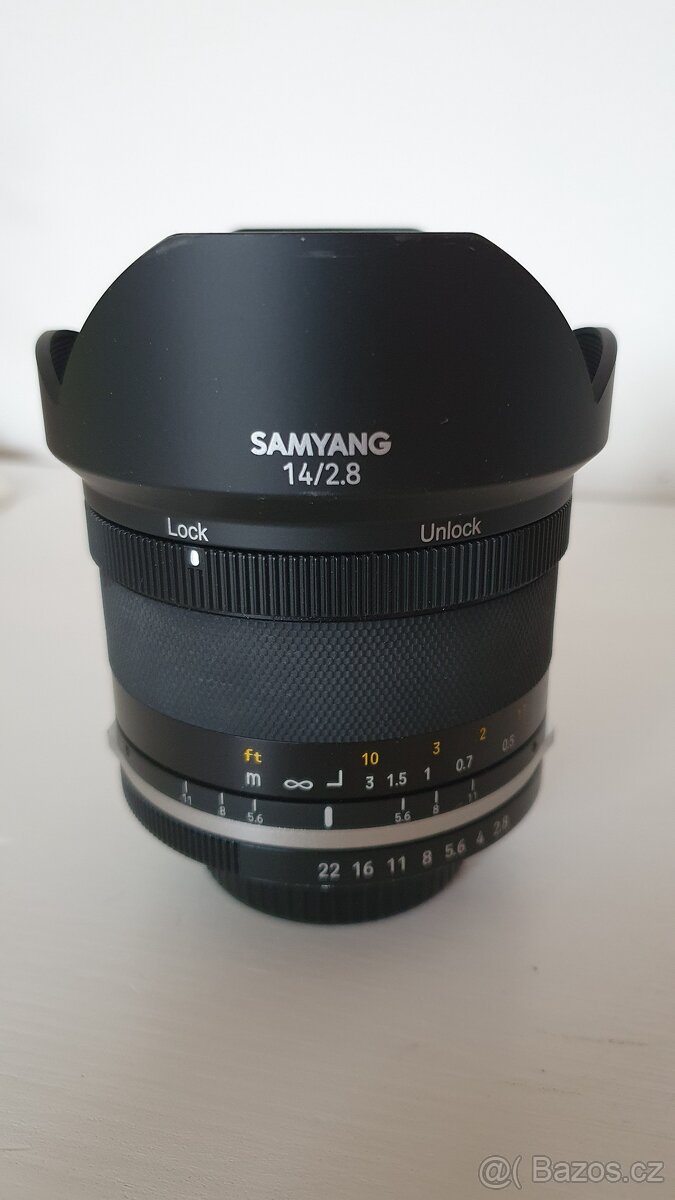 Samyang MF 14 mm f/2,8 MK2 pro Nikon F bajonet