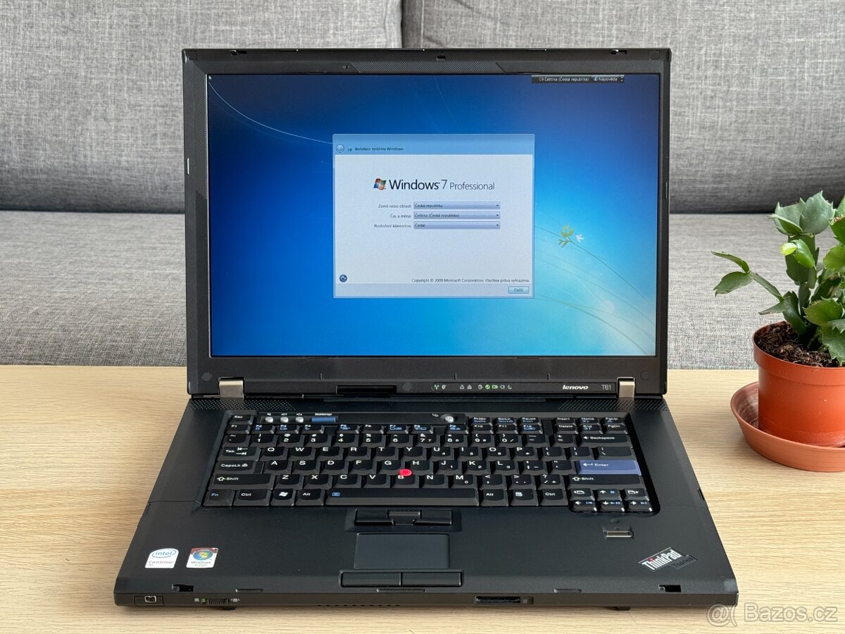 Lenovo ThinkPad T61 - C2D T7500, 4GB, 160GB, NVIDIA, SSD