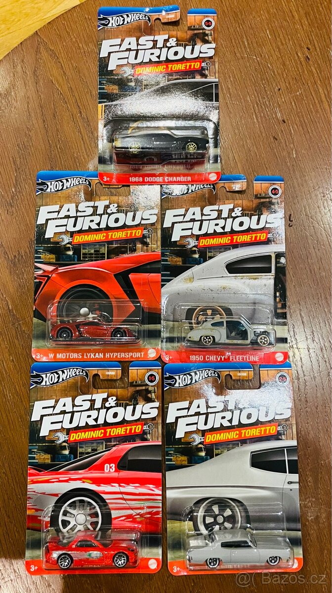 FAST&FURIOUS  HOT WHEELS SADA DOMINIC TORETTO