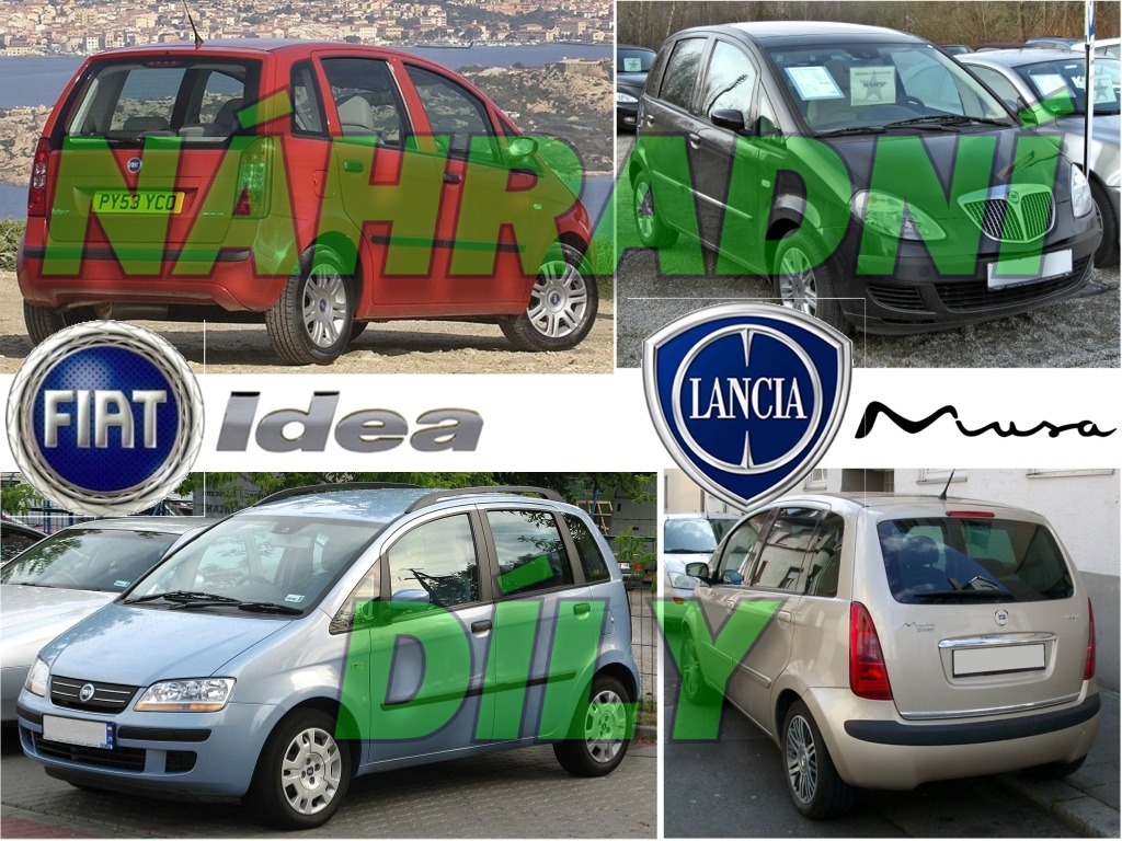 Fiat Idea NOVÉ original díly alternátor termostat vačka atd.