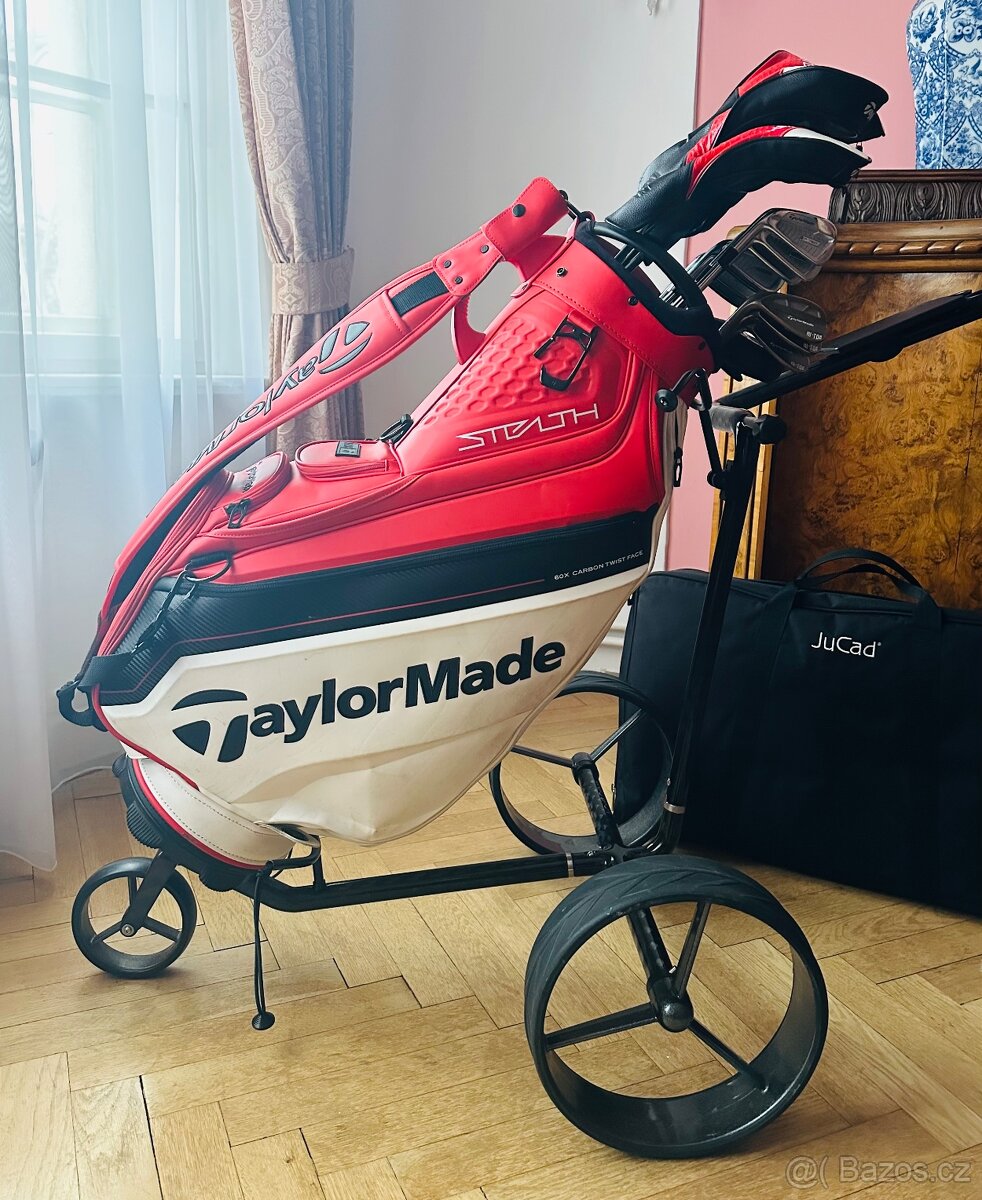 GOLFOVÝ SET PRO LEVÁKA TAYLORMADE TITLEIST JUCAD CARBON TOP