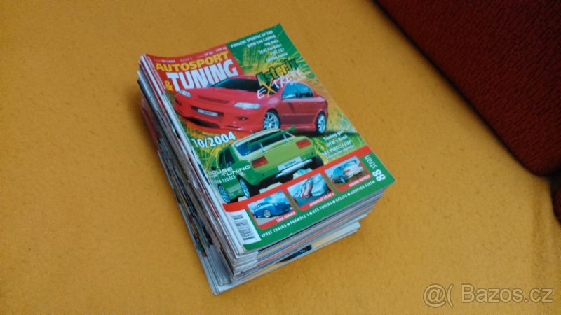 Prodám časopisy Autosport a tuning