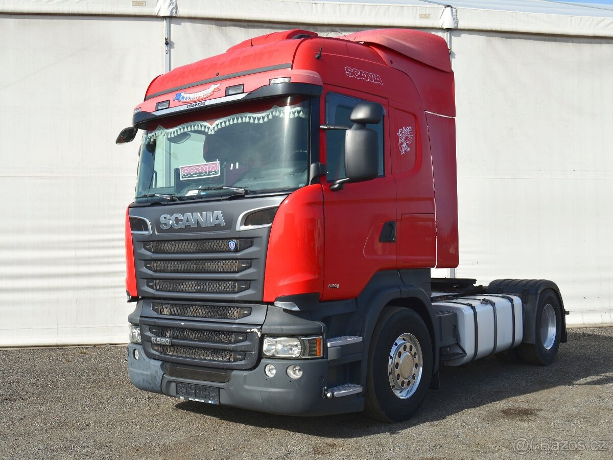 SCANIA R 520 V8, retarder, hydraulic