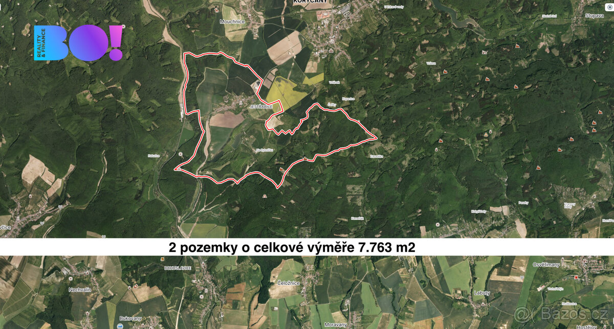 Prodej pole, 7763 m², Jestřabice