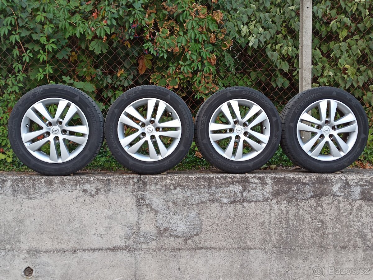 LETNÍ ALU kola 16“ - OPEL ZAFIRA B, ASTRA H .. 205/55 r16