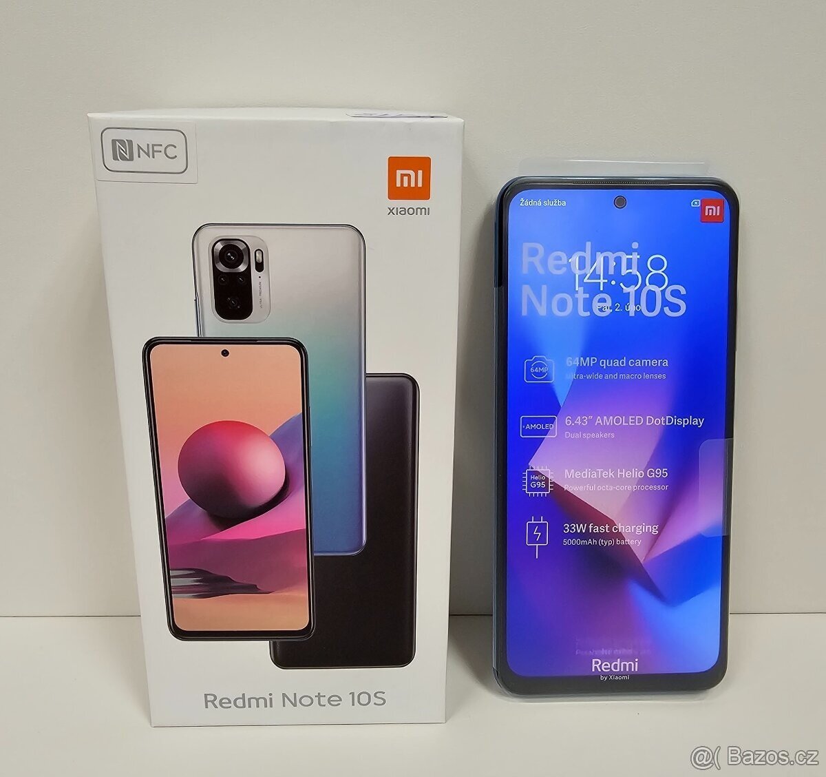 XIAOMI REDMI NOTE 10S 6GB 128GB Záruka