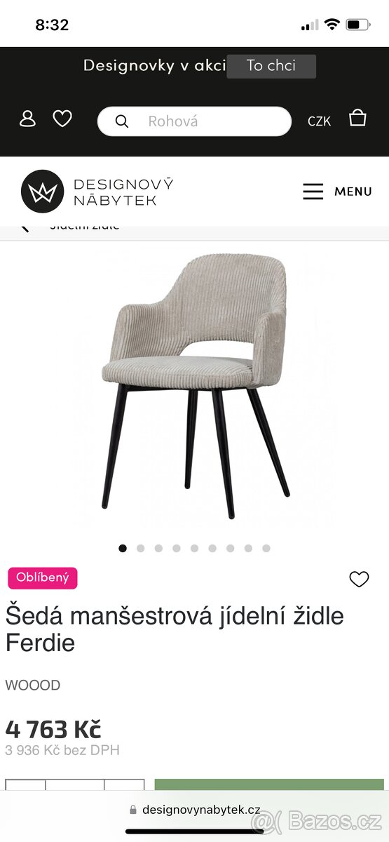 jídelní židle
