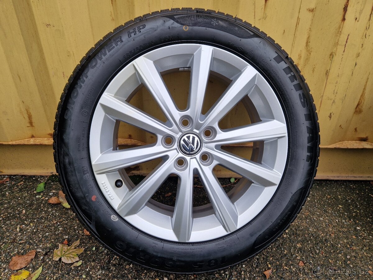 5x100 r16 kola polo taigo disky alu volkswagen 185 60 16 vw