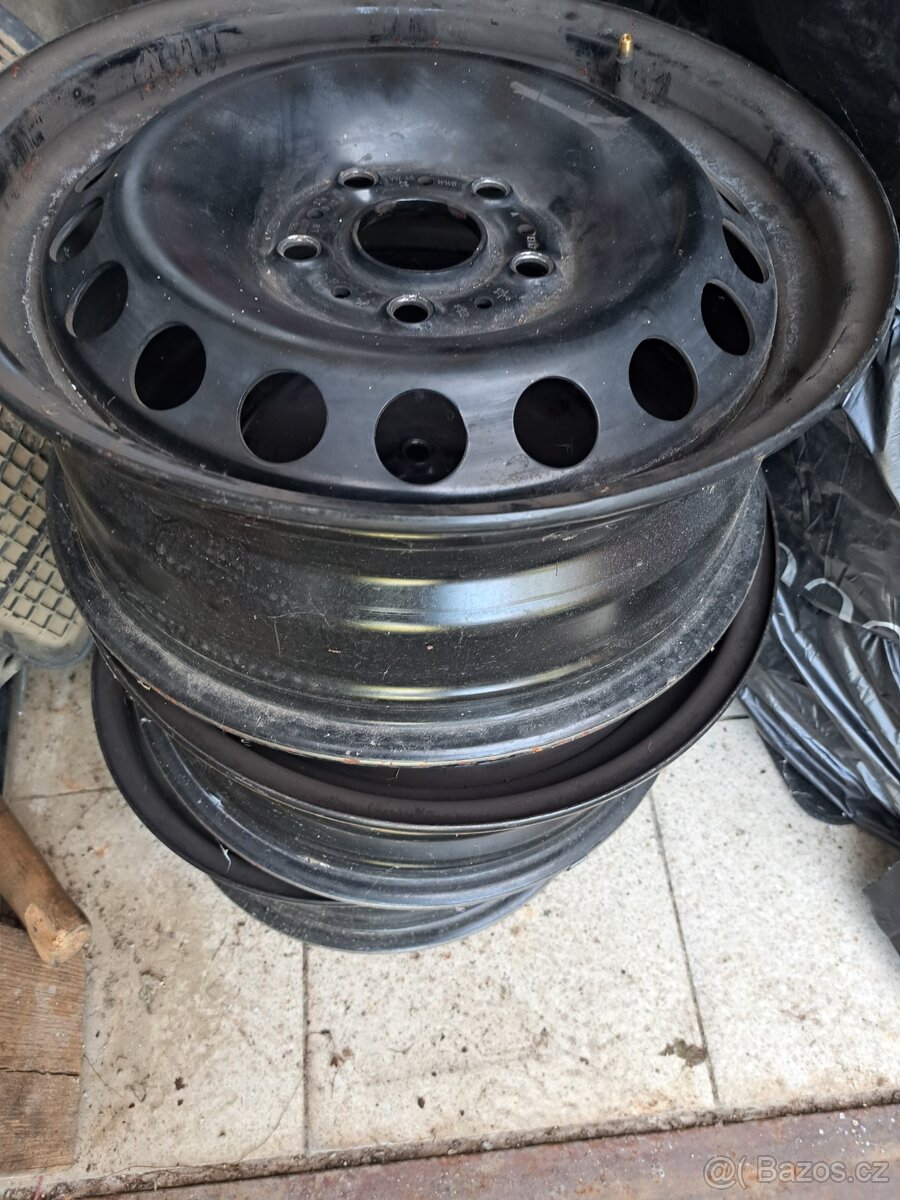 Ráfky 15" Škoda VW ET 43, 6jx15H2, 5x112mm.