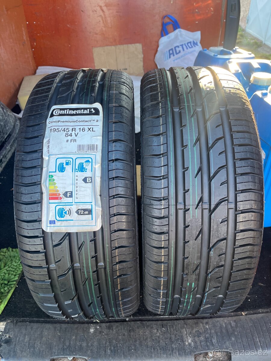 195/45r16, Continental letní nove