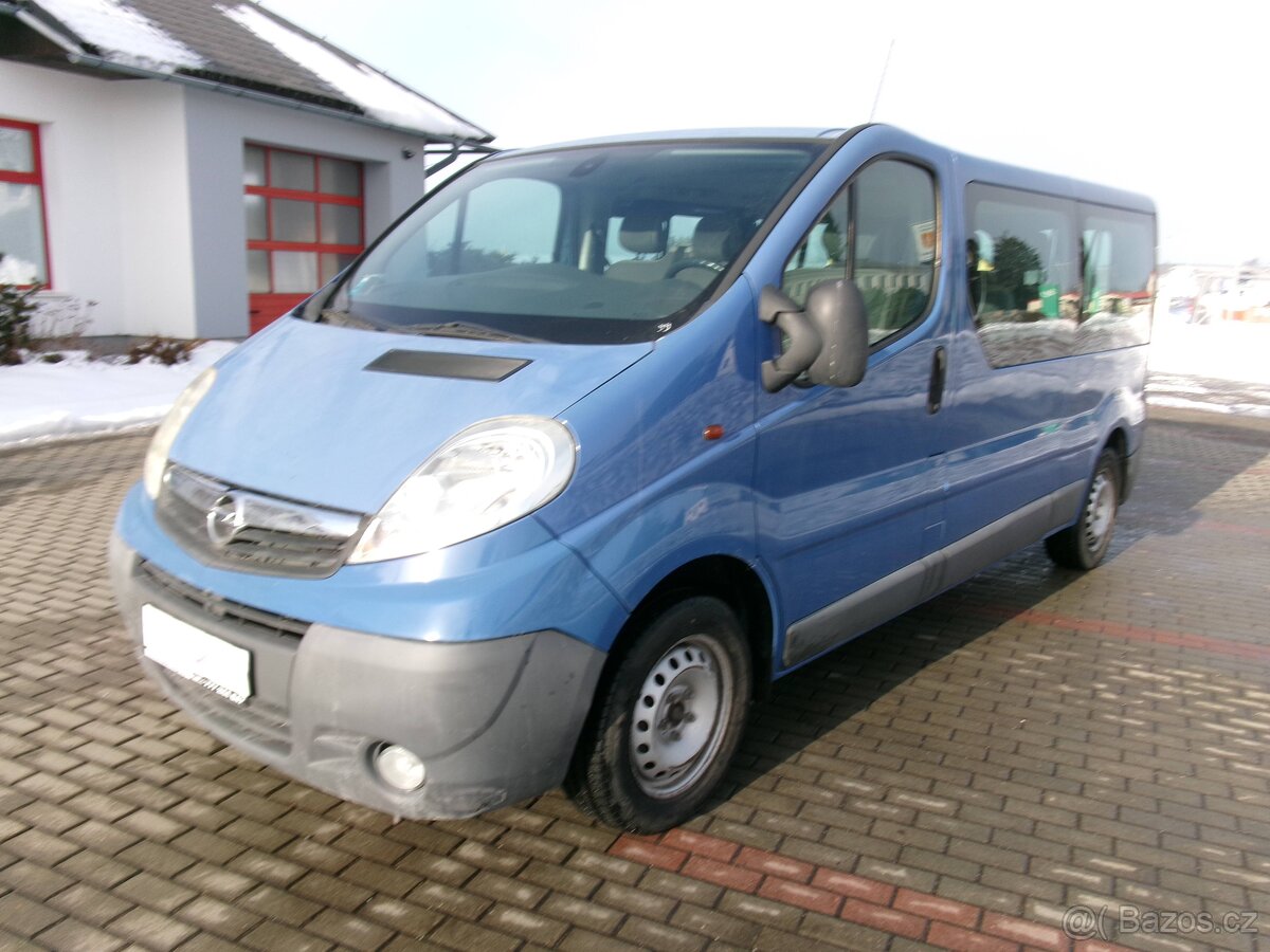 OPEL VIVARO 1,9 CDTI L2H1 2.9T bez koroze 10/2010