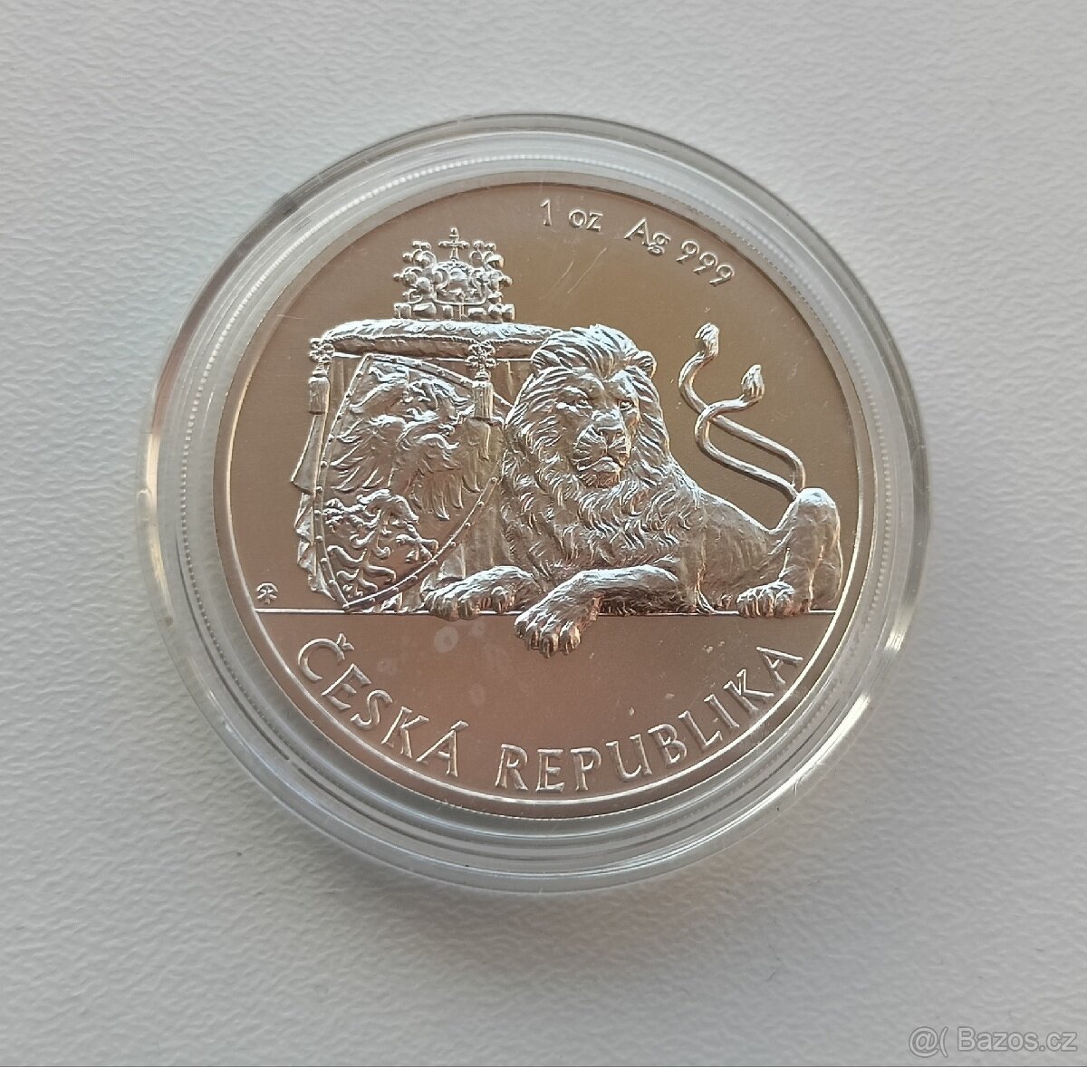 Český Lev 2018 1oz stříbrná investiční mince