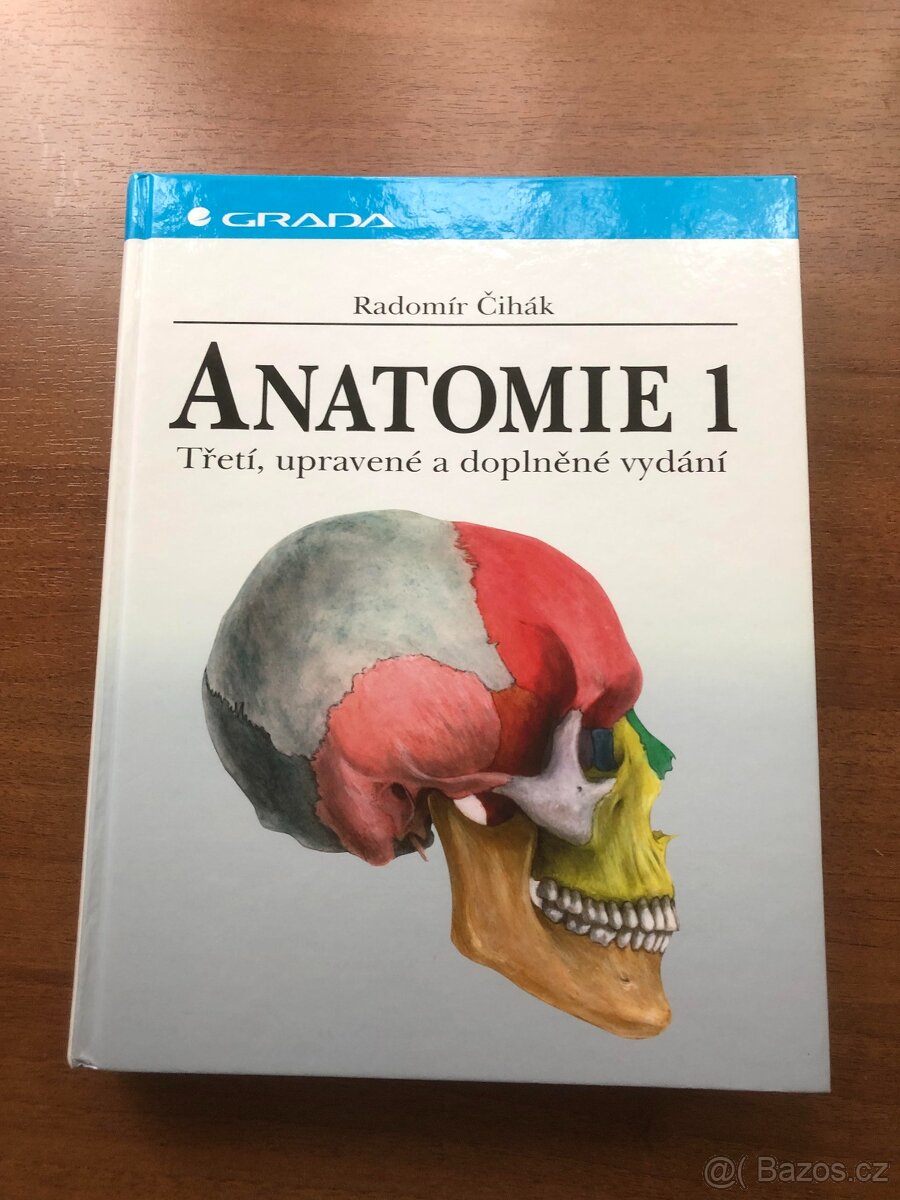 Prodám učebnice Anatomie 1,2,3 Radomír Čihák