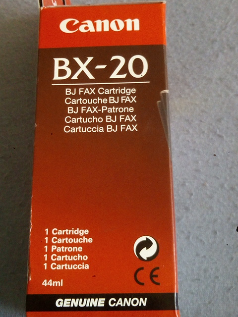 inkoustová cartridge Canon BX-20, černá, originál - 6 kusů