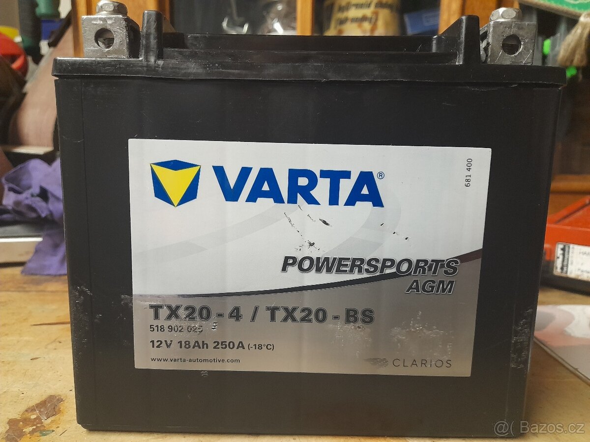 Motobaterie Varta 12V 18Ah