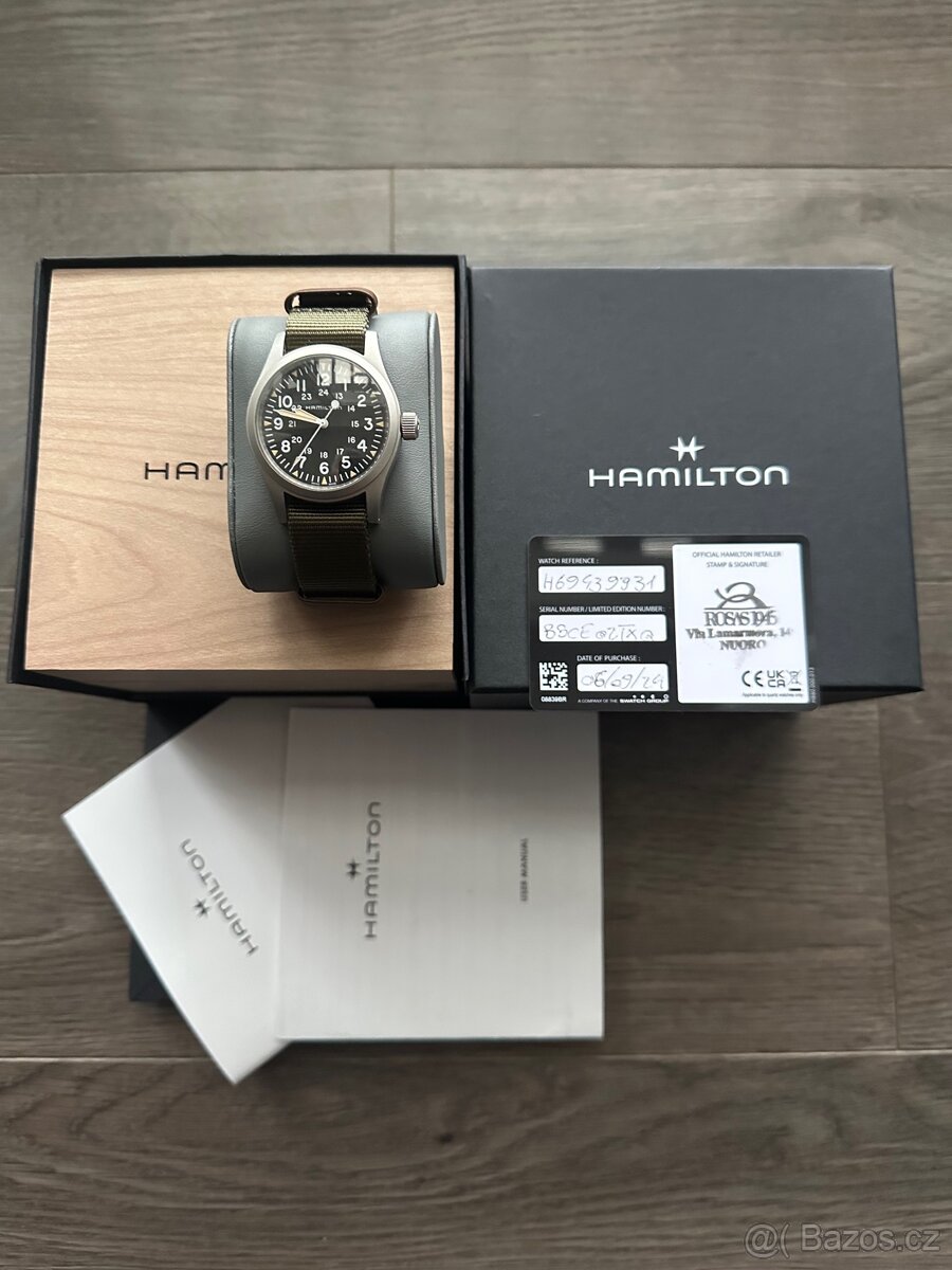 Hamilton Khaki Field Mechanical 2024 - záruka