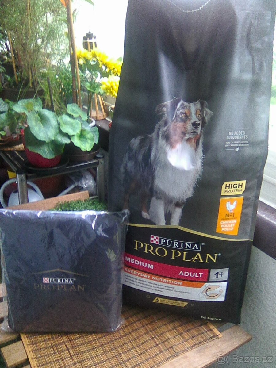 Purina Pro Plan MEDIUM + Purina ONE BIFENSIS + deka