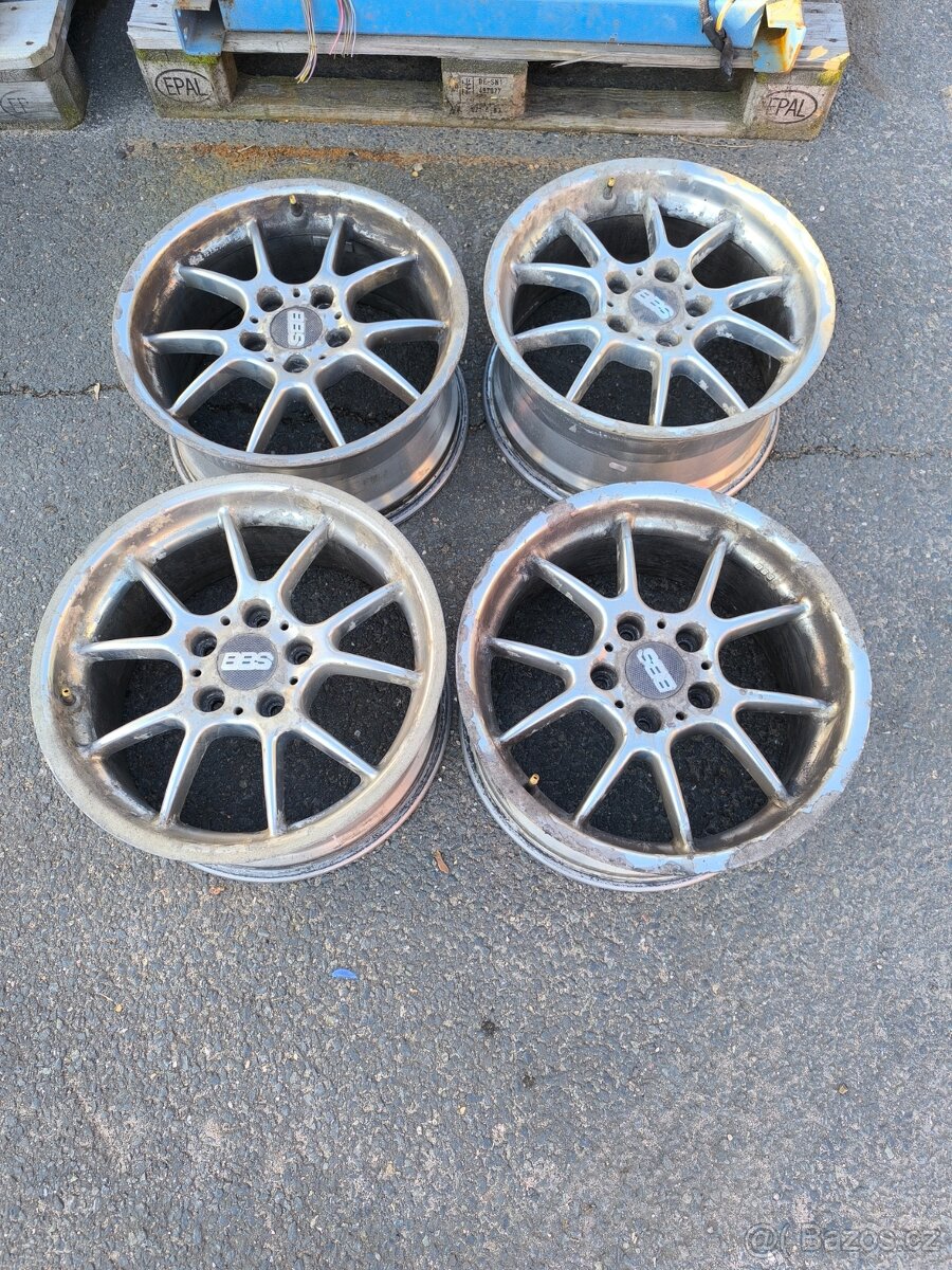 Original BBS Alu R17 5x120 Sada Č.90