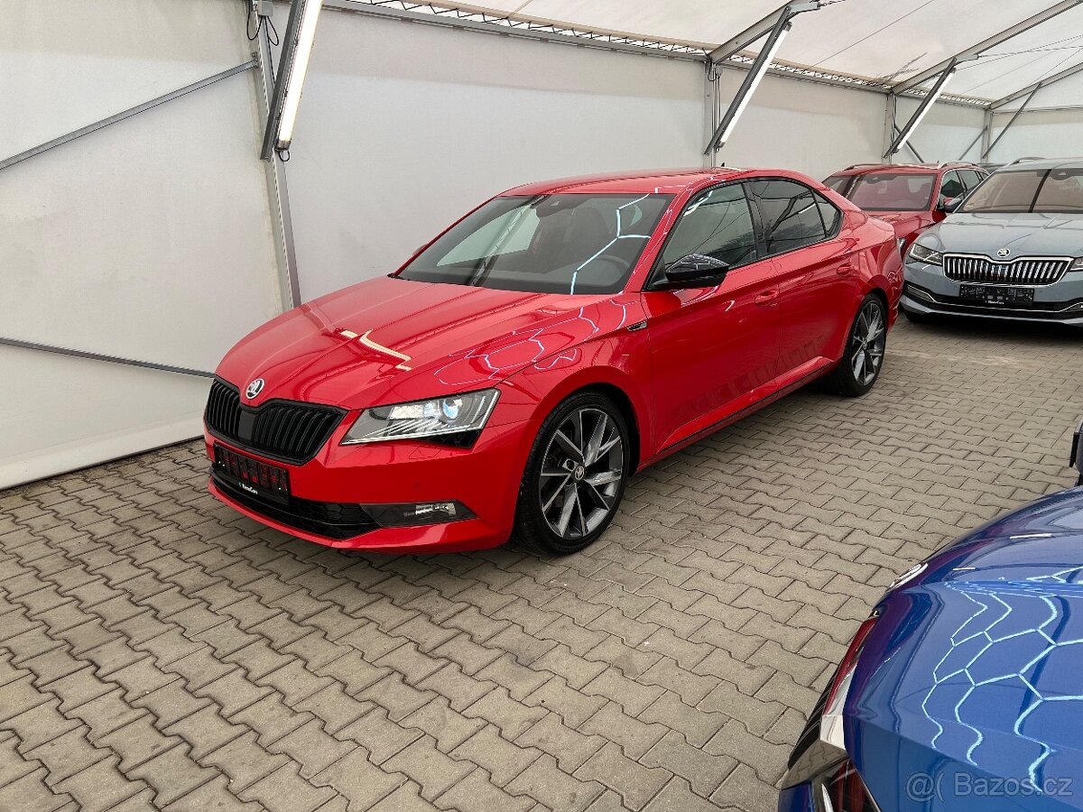 Škoda Superb III sedan 2.0TDi,140kW,DSG,4x4,Sportline,Webast