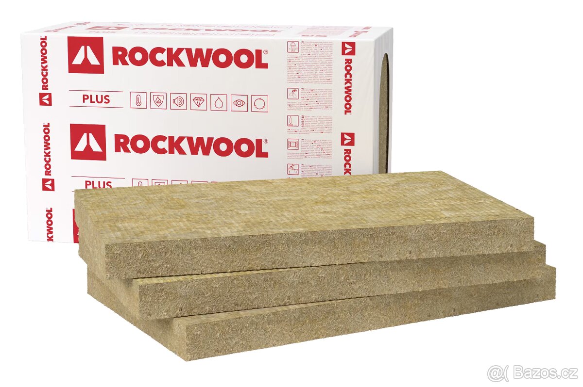 Rockwool Ventirock plus 120 mm 60x100 cm lambda=0,034