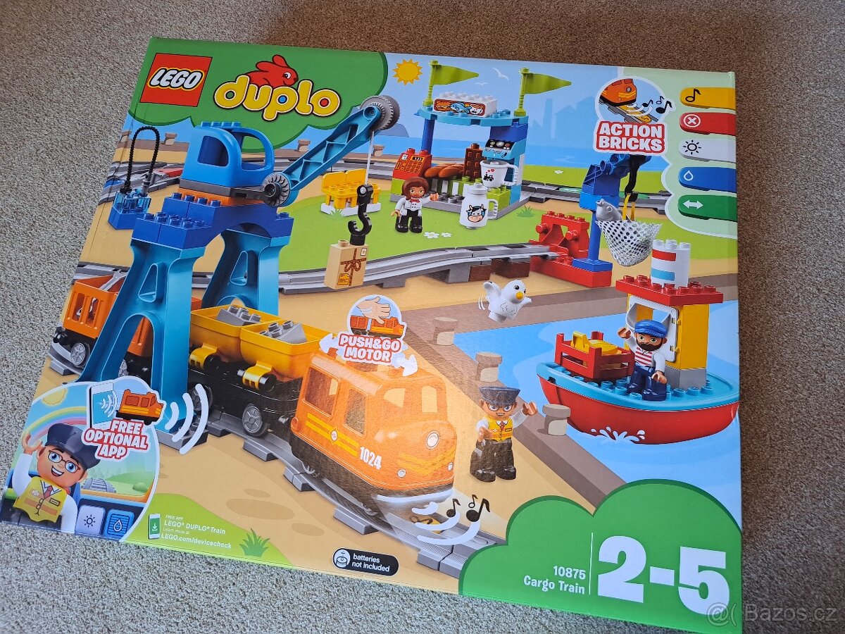 LEGO DUPLO 10875 Nákladní vlak nové