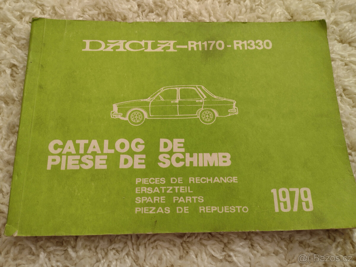 DACIA 1300, RENAULT 12, R1170-R1330, KATALOG ND, 1979