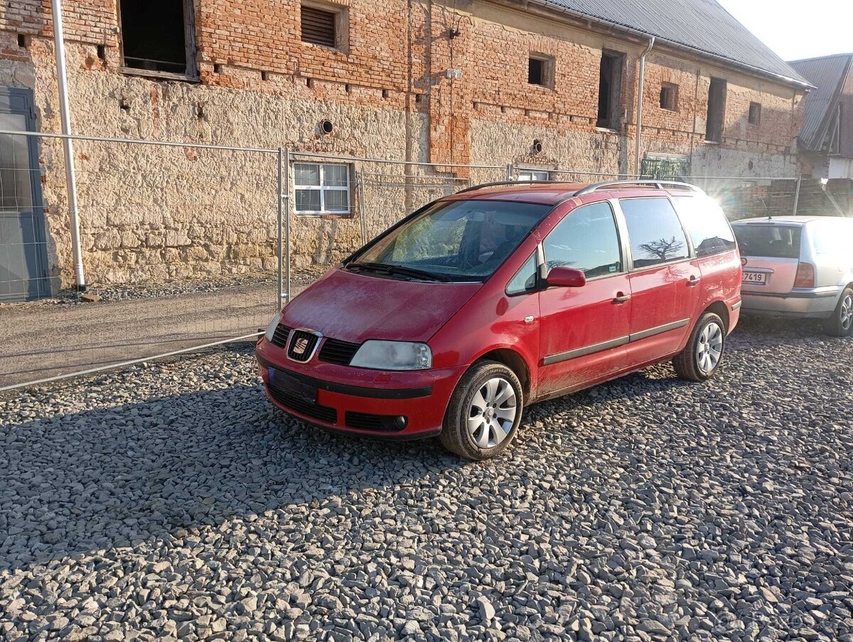 Vůz na náhradní díly Seat Alhambra 7M 2003 AUY FPE LY3D